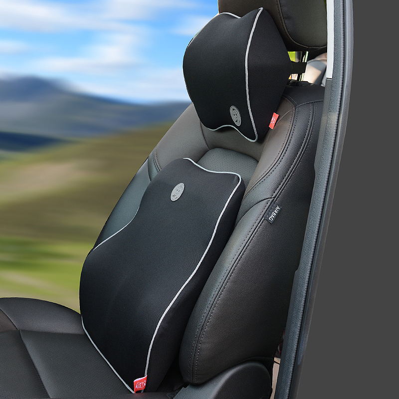 Coussin lombair Auto Kissen Zurück kissen Lenden Unterstützung niedrig zurück Schmerzen Linderung komfort Orthopädische Kissen Auto Zubehör Innen