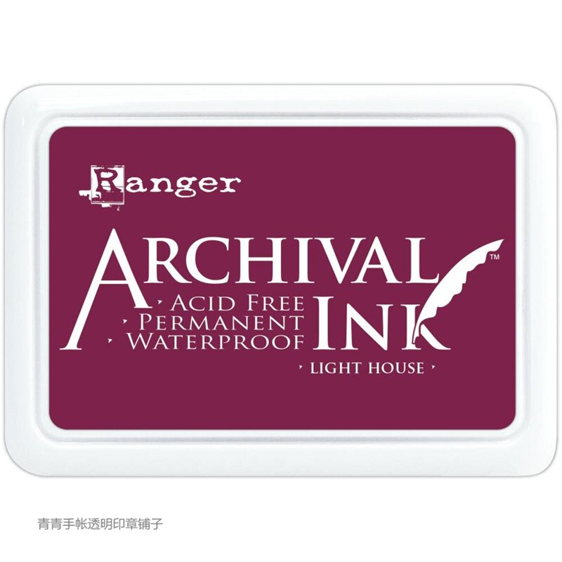 American original ranger stamp pad multicolor oily waterproof acrylic ink pad: light house