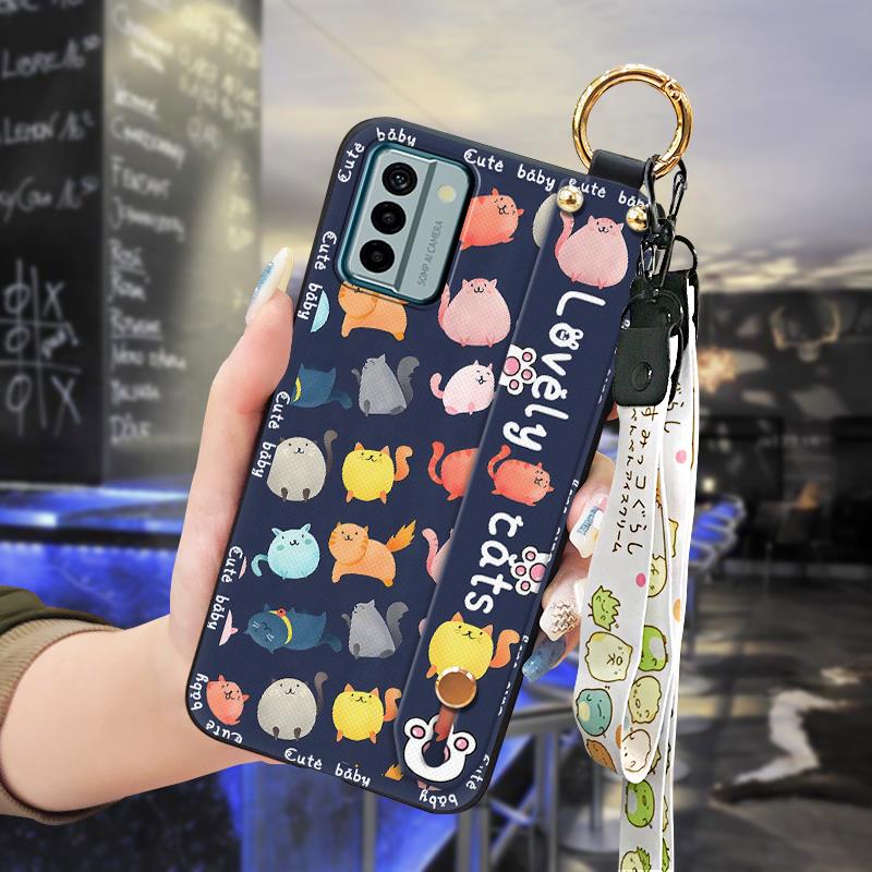 Waterproof cell phone case Phone Case For Nokia G22 Wristband cell phone sleeve Phone Holder phone protector protective: green