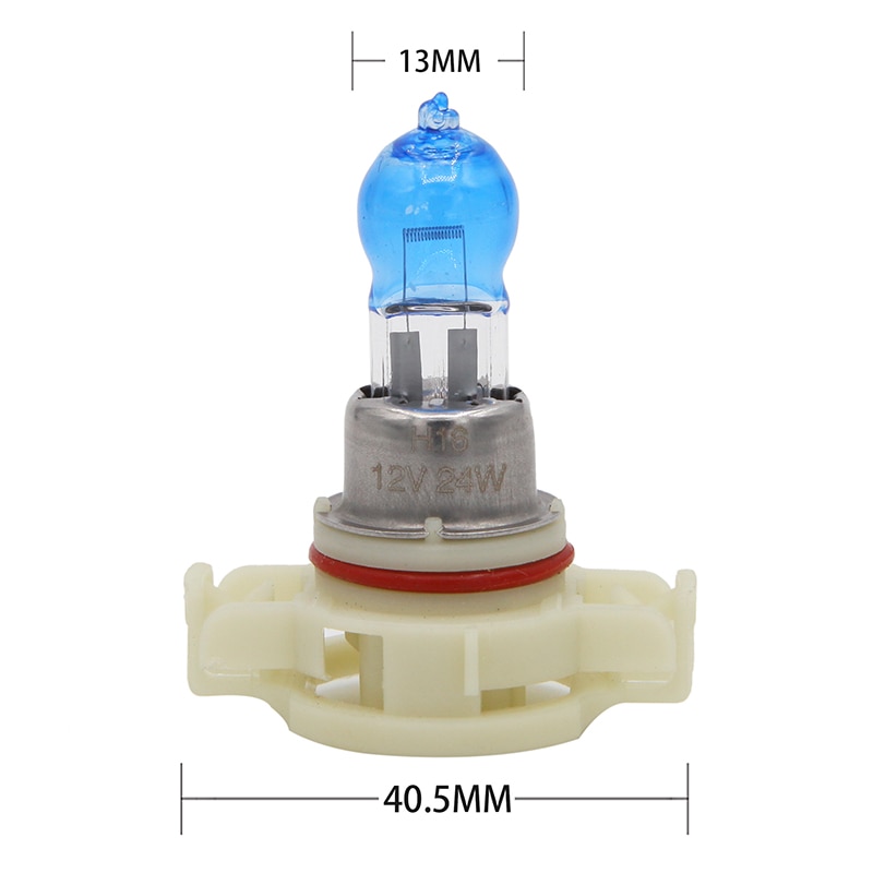 1pcs auto 24W H16 5202 Halogen Bulb xenon PSX24W drl 12V 4300K fog light Quartz Glass Dark Blue Car hod Headlight Lamp daylight