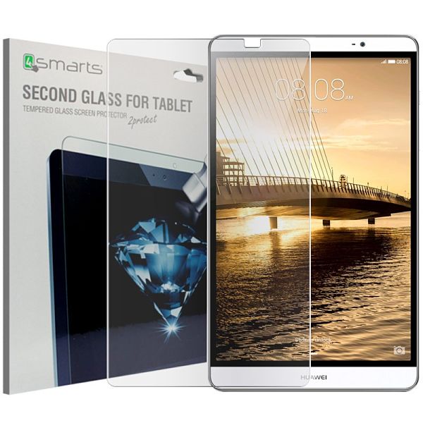 4Smarts Tweede Glasss Gehard Glas Screen Protector Voor Huawei Mediapad M2 8.0"