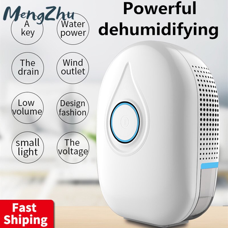 Semiconductor Dehumidifier Mini Portable Home Air Dryer Desiccant Moisture Absorber Low Noise Cabinet Dehumidifier