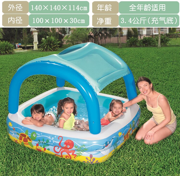 sunbath for newborn pet bath swimming poor Inflatable Ocean Ball Pool Baby Play Pool Children's Thickened Fishing in door toy