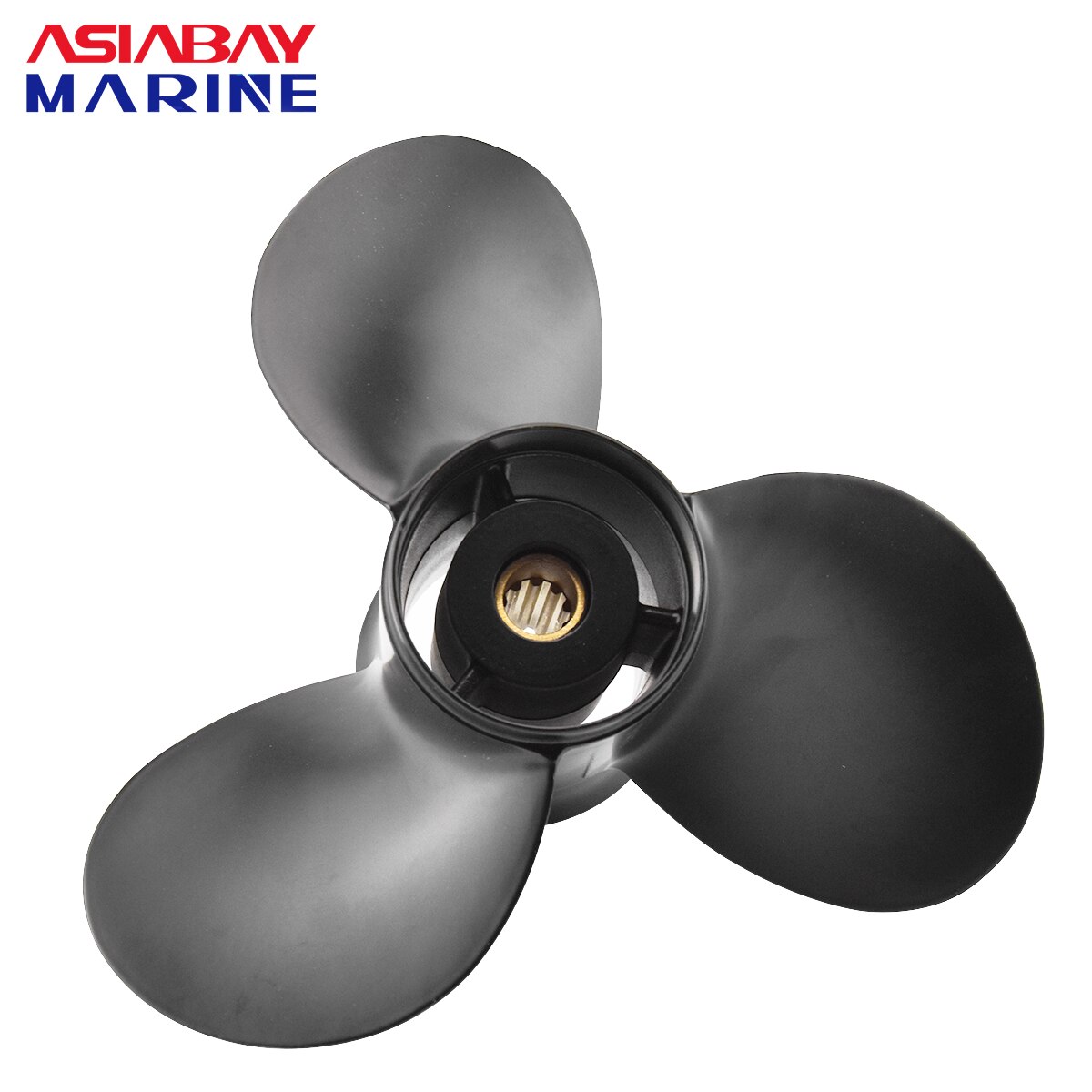 Voor Suzuki 8hp 10hp 15hp 20hp 9 1/4*12 Buitenboordmotor Propeller Motor Aluminium Schroef 3 Blade10 Spline Marine motor Onderdelen