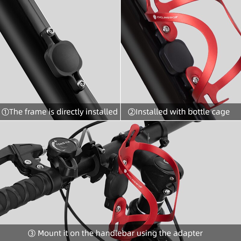 Universal sykkel tracker feste brakett locator beskyttelsesdeksel for apple airtag sykkel vannflaske holder for airtag
