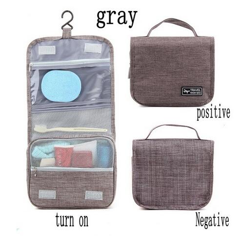 Women's Travel Portable Waterproof Cosmetic Bag Beautician Hanging Toiletry Bags make up Organizer Men women Makeup toilet bag: C