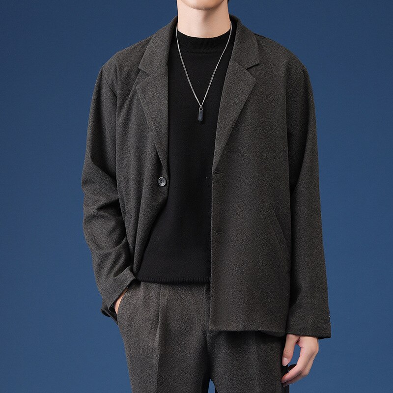 Blazers For Men Casual Suit Jackets Spring Autumn Streetwear Lightweight Blazer Jacket Thin Cool Men Clothing 2022