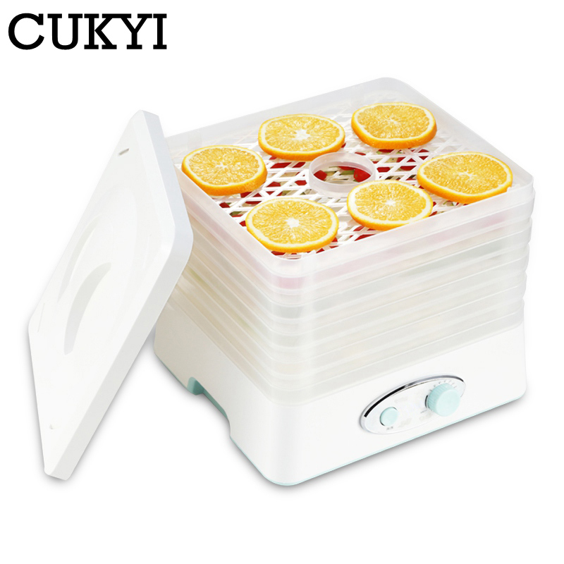CUKYI – Mini machine de séchage de fruits 250W, appareil de déshydratation domestique pour fruits, légumes, viande et fleurs d&#39;animaux domestiques, cinq couches