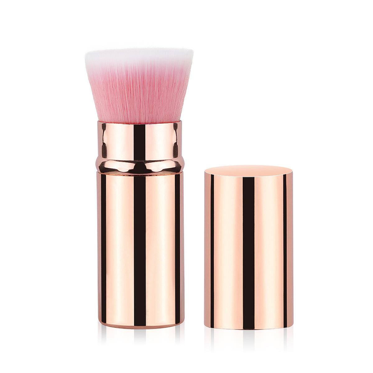 Pro Retractable Soft Makeup Brush Cosmetic Adjustable Face Powder Brush Kabuki Brush