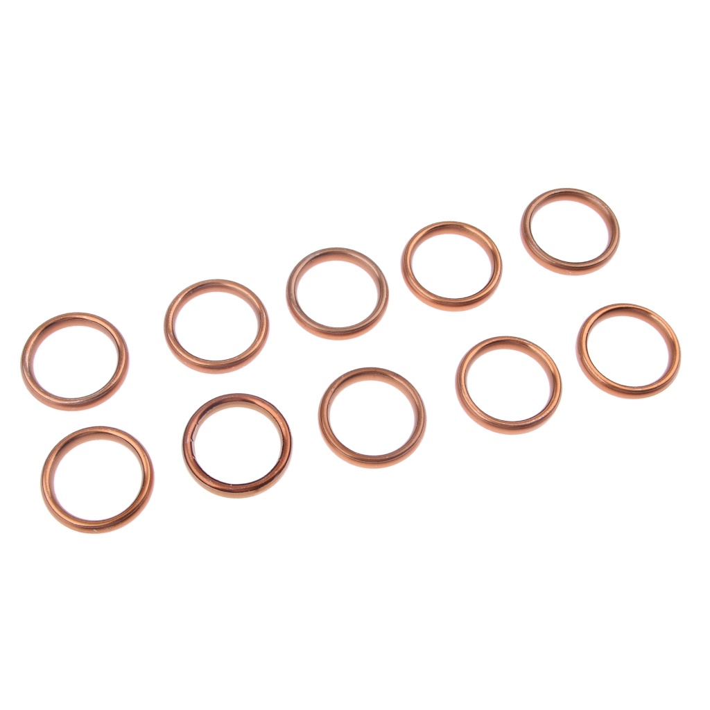 10pcs Motorcycle Exhaust Muffler 30mm Gasket Ring For CG125