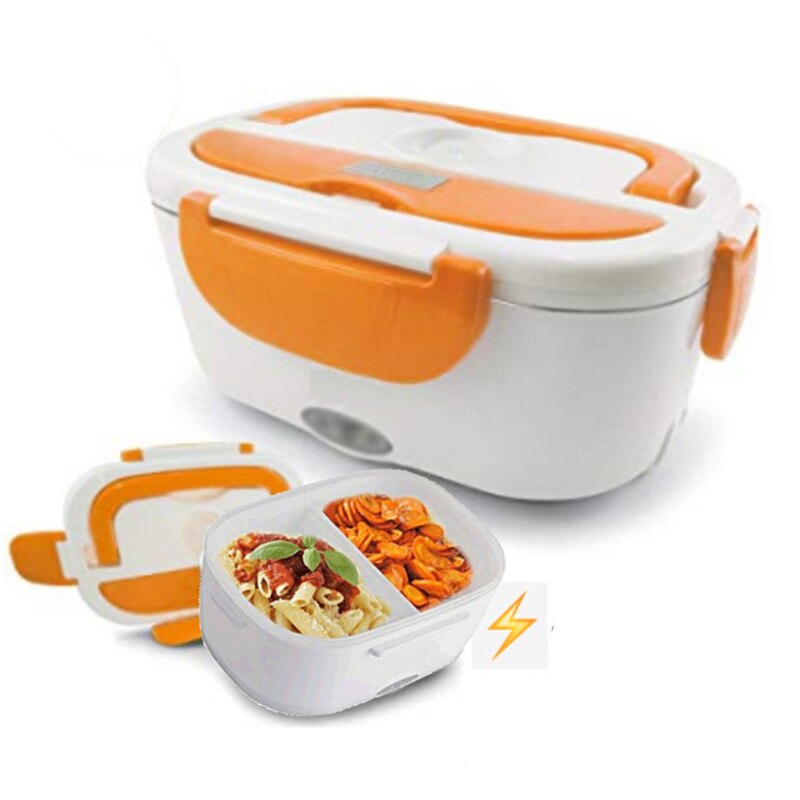 110v 220v us eu stekker elektrische lunchbox plastic voedselverwarmer thuis school kantoor verwarmde bentobox draagbaar bpa-vrij