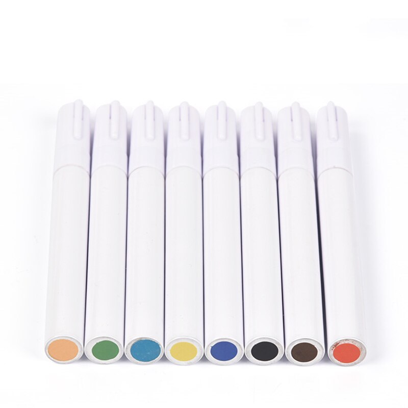8 farben Keramik Kunst Unterglasur Marker Stift Keramik Malerei Pigment Stift DIY Tonne Spezielle Stift Punkt Malerei Handwerk Keramik Werkzeuge: 1 Kasten  8 Stck