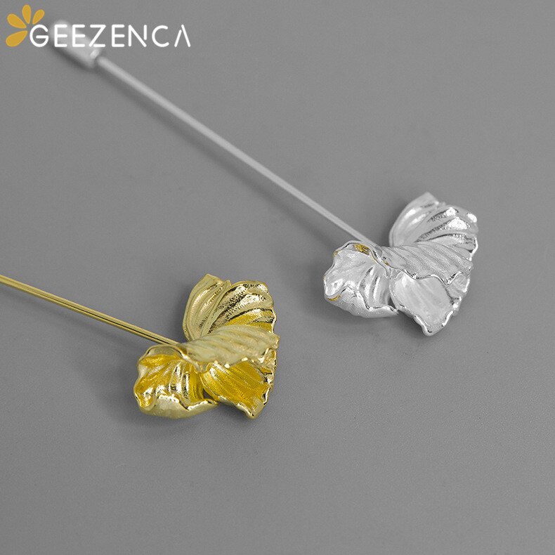 Originele 925 Sterling Zilver Klaprozen Bloem Broches Fijne Sieraden Voor Vrouwen Natuurlijke Trendy Leuke Broche Party