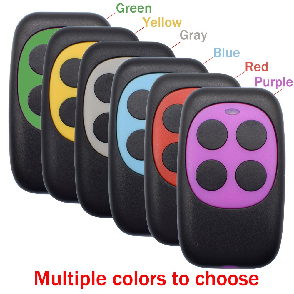 3PCS 433.92mhz fixed code garage remote RF fixed code 433mhz remote control garage gate door-control panel for barrier