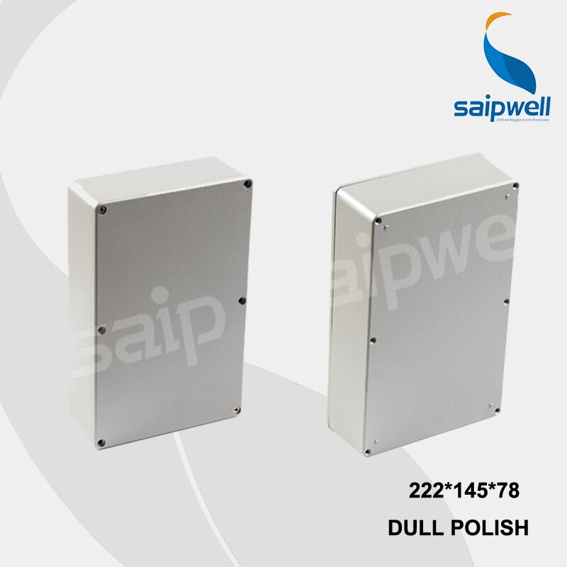 222*145*78mm Size Industrial Waterproof Aluminium Box / Electrical Aluminium Enclosure With CE,ROHS