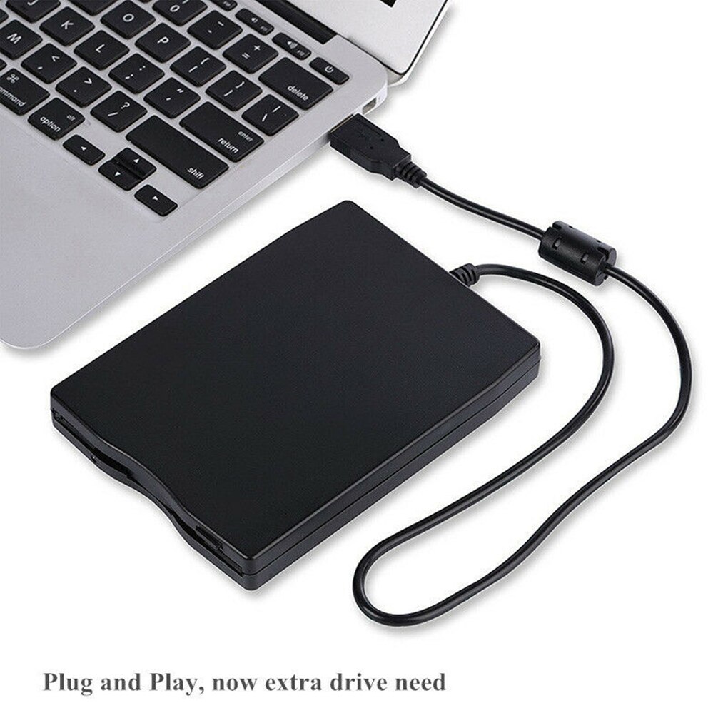 1.44Mb USB External Floppy Disk Drive Portable Diskette FDD for Laptop 3.5 inch External Diskette Drive with USB interface