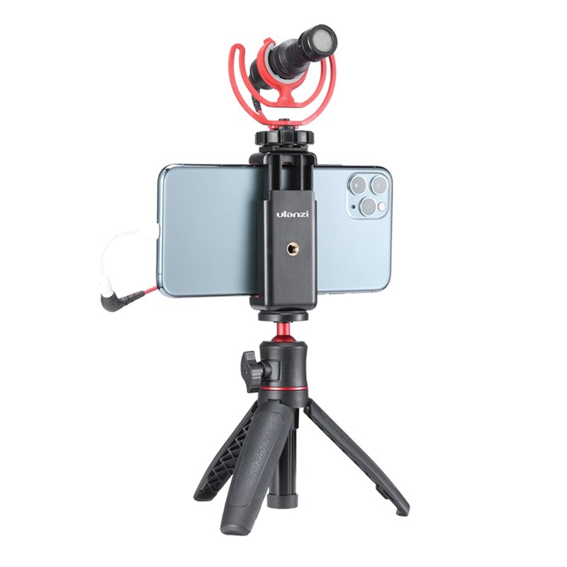 Ulanzi ST-07 Cold Shoe Phone Mount Holder Extend Cold Shoe for Vlog microphone LED Light Vlog Tripod Phone Mount