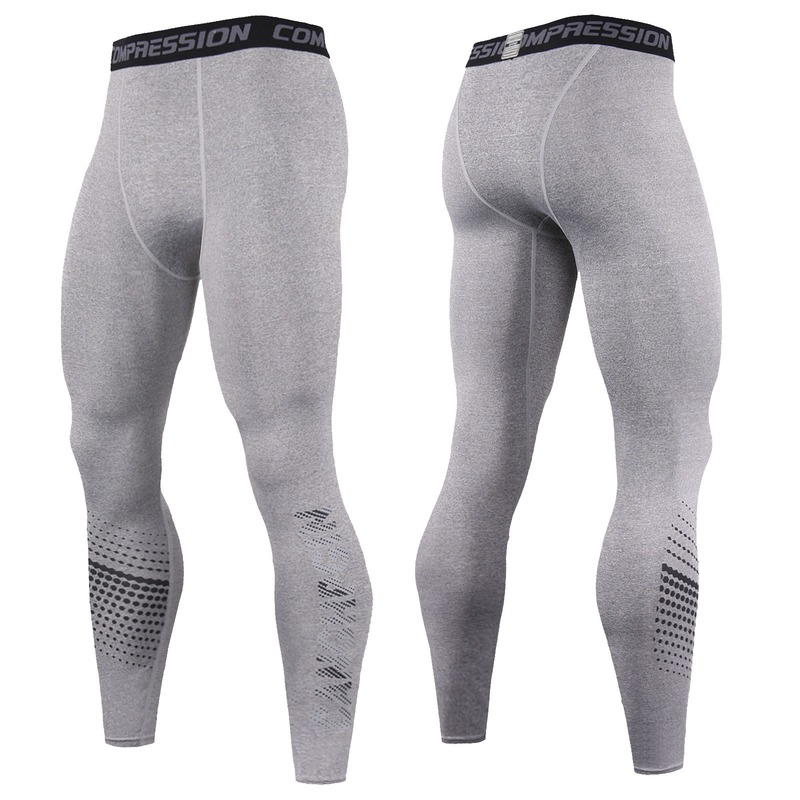 Compression Pants Men's Gym Tights Running Training Trousers Quick Dry Workout Sport Leggings