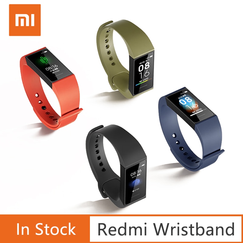 Xiaomi Redmi Band Smart Frequenza Cardiaca Fitness Sport Tracker Bluetooth 5.0 orologio da Polso Impermeabile di Tocco Schermo di Grandi Dimensioni di Colore Wristband