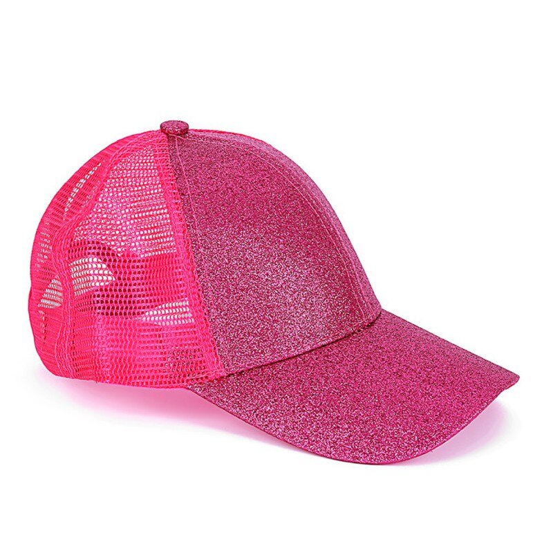 Kinderen Paardenstaart Baseball Cap Zomer Zonnehoed Outdoor Sport Mesh Cap: LR