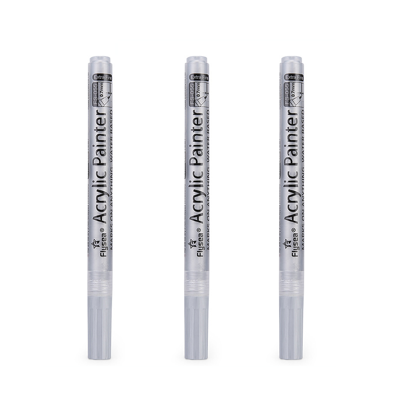 Golf Club Color Changing Pen Acrylic Ink Pen Has Strong Sunscreen Waterproof and Covering Power Can Be Used In Many Scenarios: WHITE