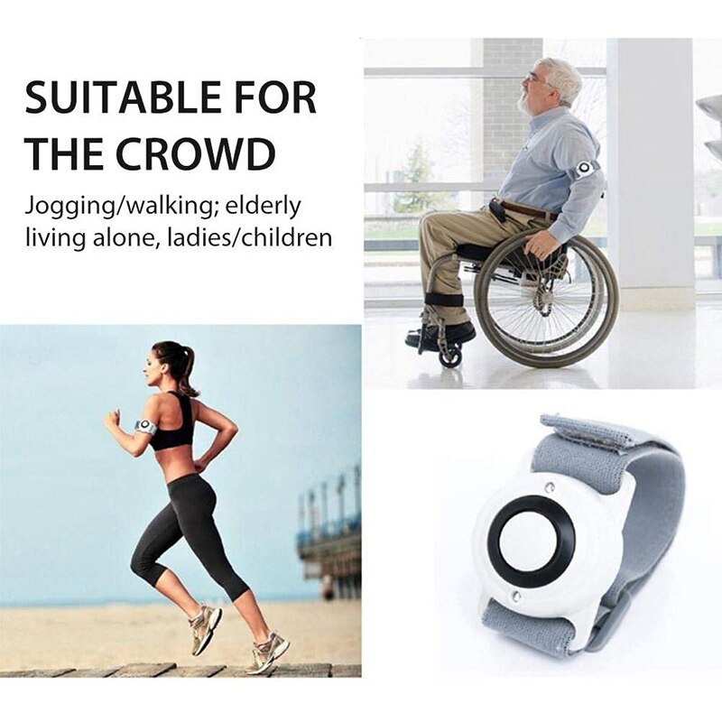 MOOL Personal Alarms for Women, Wearable on the Arm, Personal Safety Alarms with LED Light for Women,Runners,Kids,Elderly,Etc