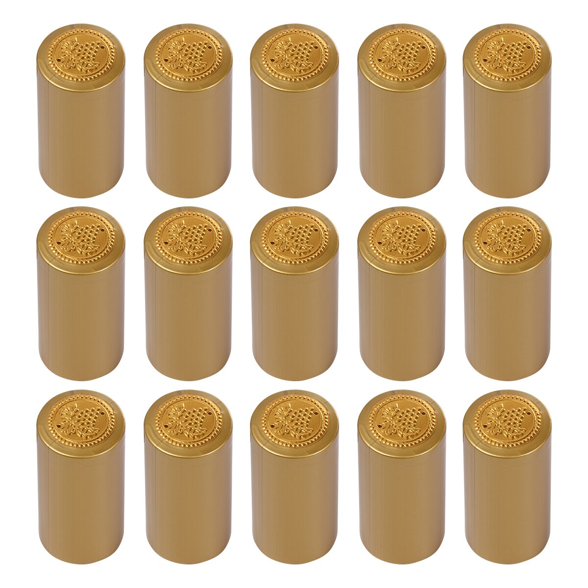 Capsules thermorétractables pour bouteille de vin, 100 pièces, Film thermorétractable pour bouteille à bouche droite