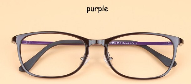 Lunettes coréennes haut de gamme pour hommes et femmes, monture en tungstène, Vintage, Ultra légères, myopie, en acier au carbone, Prescription: C3