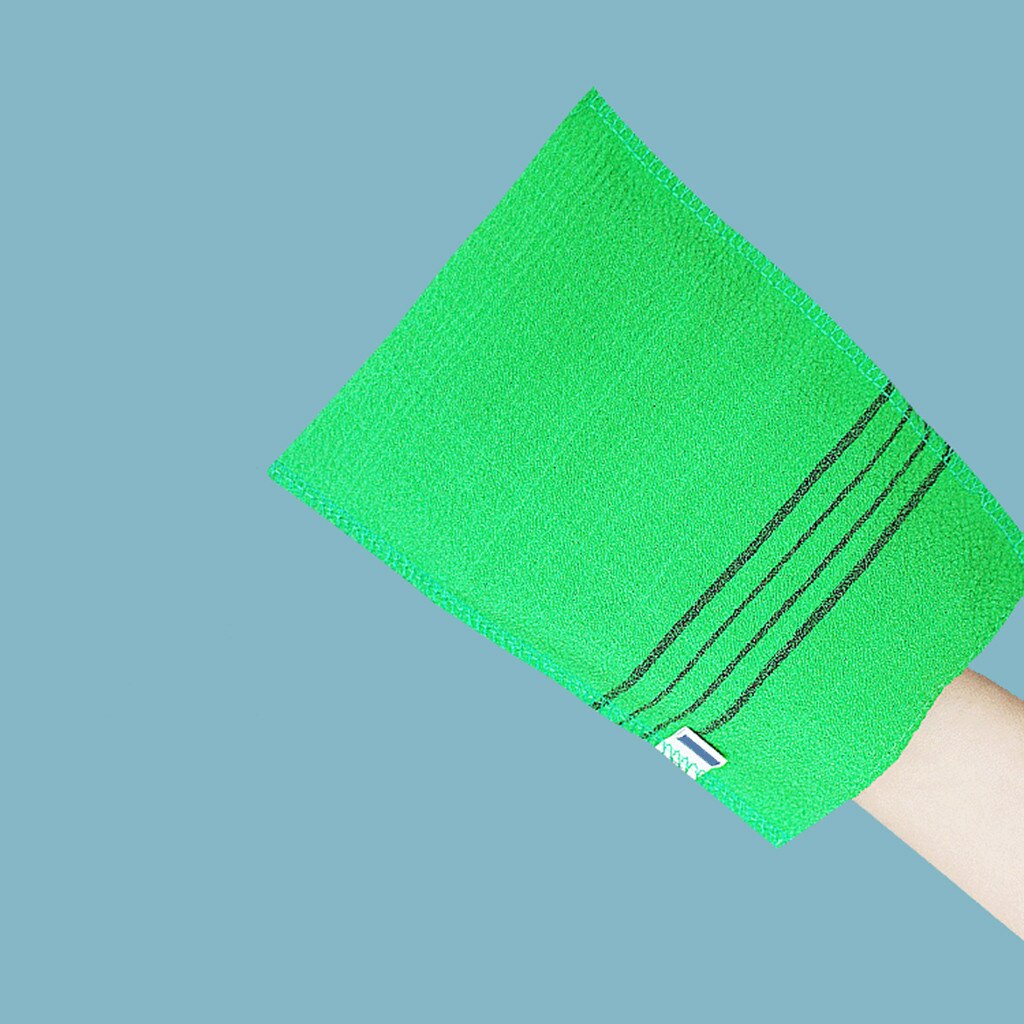 4pc dobbeltsidet håndklæde koreansk eksfolierende bad vaskeklud kropskrub bruserhåndklæde bærbar til voksne grovkornet håndklæde  #j20