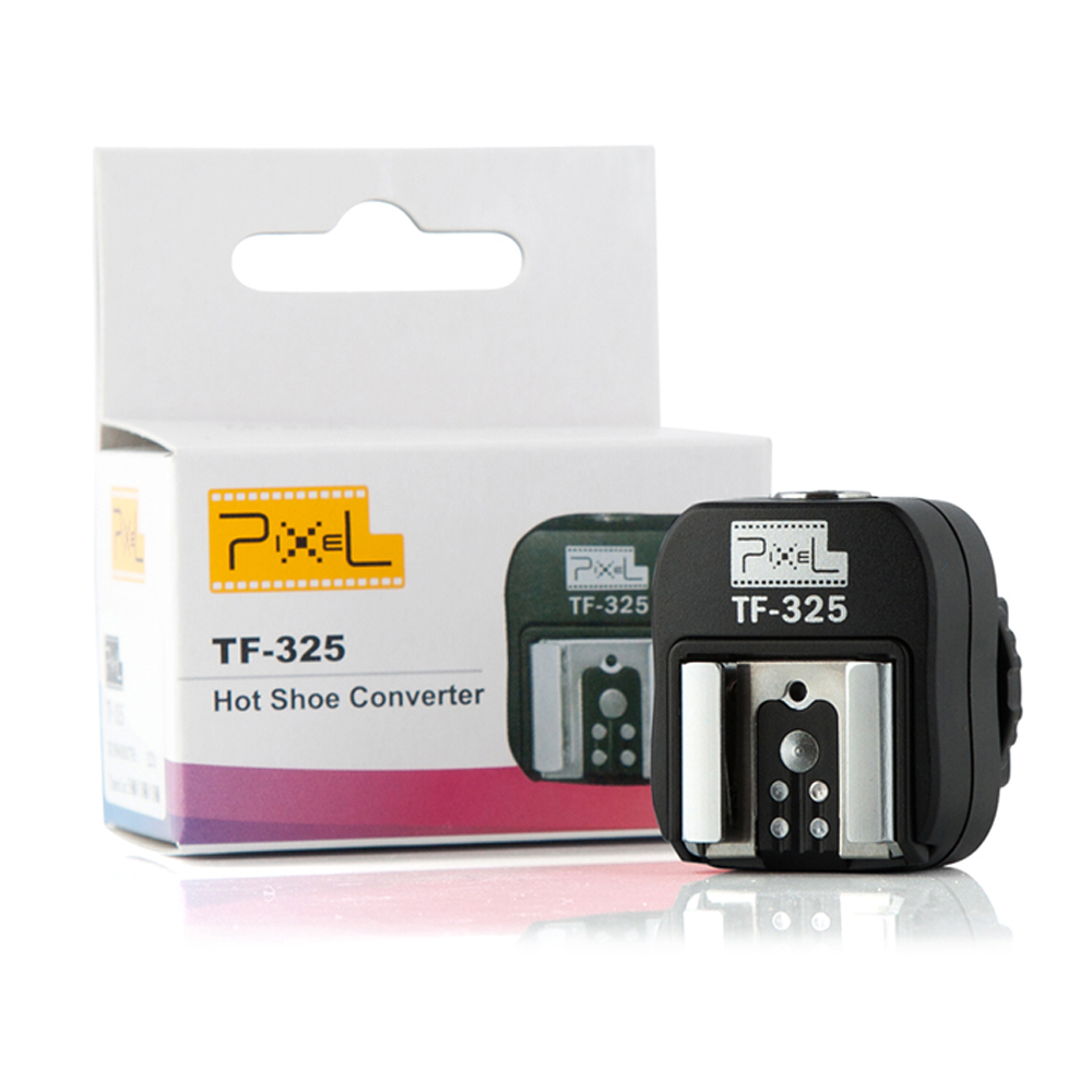 Pixel TF-325 convertisseur d'adaptateur de chaussure chaude à la prise de synchronisation de PC pour Sony Alpha Minolta Konica comme FS-1100 FS1100
