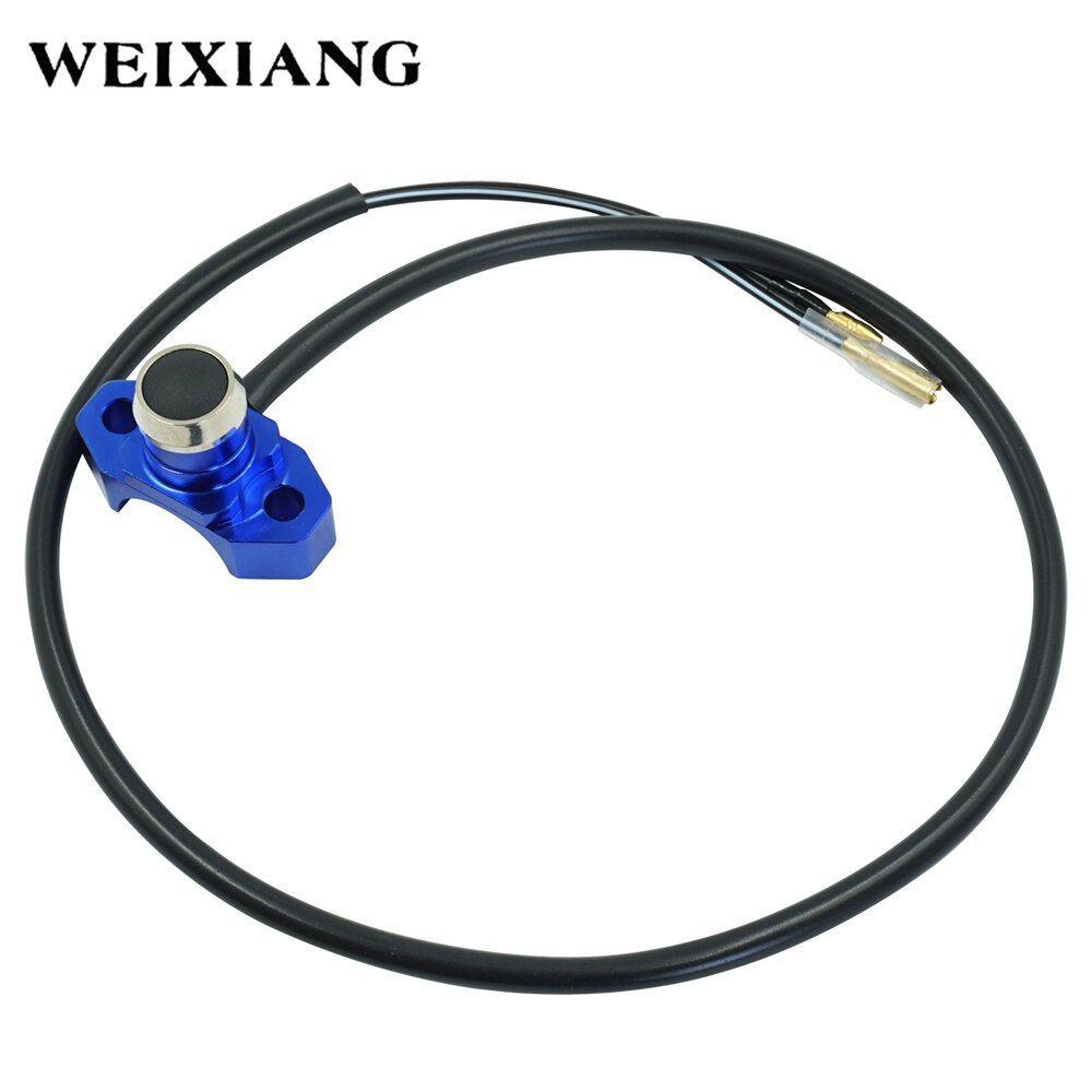 7/8" CNC Aluminum Motorcycle Switch Momentary Action Button Handlebar Mount Electric Power Start Kill Horn Switch