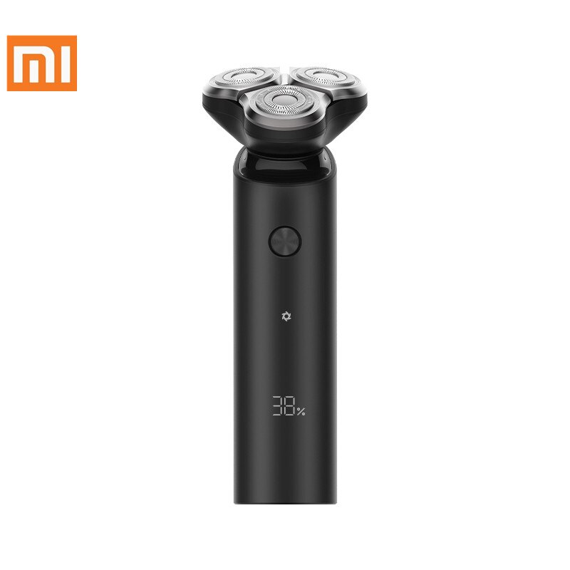 NEUE XIAOMI MIJIA Elektrische Rasierer S500 S500C Waschbar Tragbare Männer Clever Rasiermesser 3 Kopf Rasieren LED Digital Anzeige Für junge: S500 Schwarz