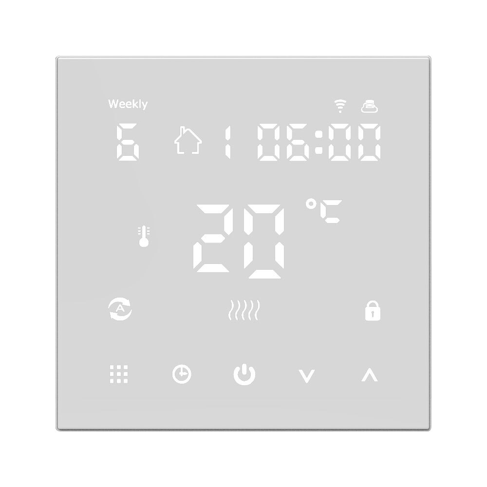 HY607 LCD Digital Intelligent Temperature Controller Phone APP WIFI Voice Control Electric Floor Heating Control Programmable