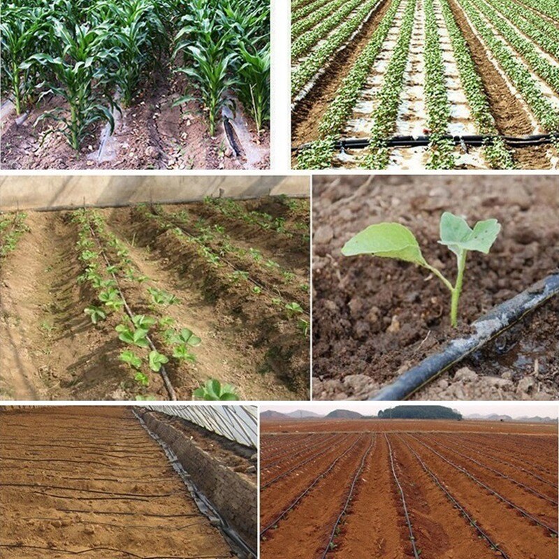 1000m/roll 2-Hole Irrigation Drip Tape Agricultural Drip Irrigation Tube Greenhouse Under Film Drip Hose