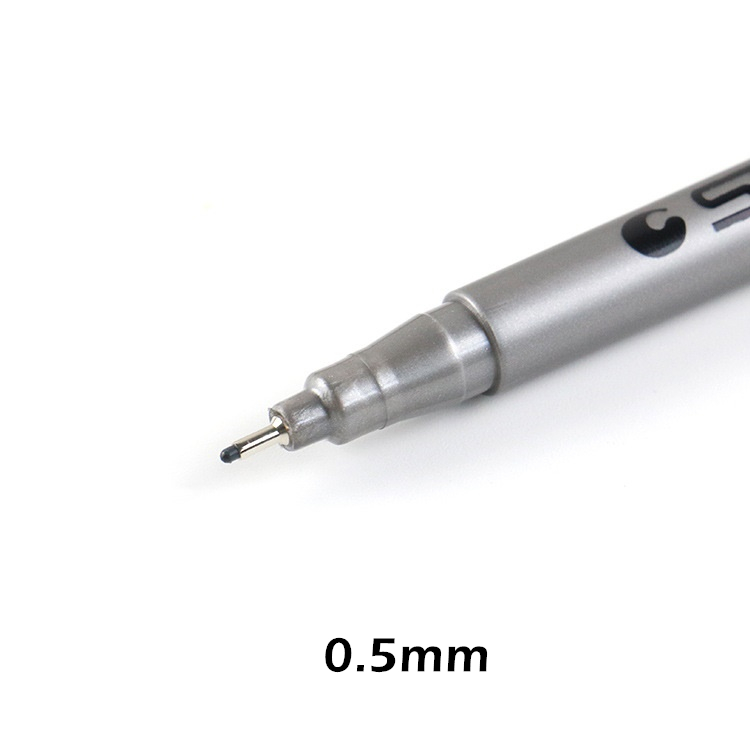 STA Fine ligne noir Pigment Liner pinceau stylo étanche archives encre Micro Fine Art marqueur pour dessin écriture manuscrite croquis 6986: 0.5mm