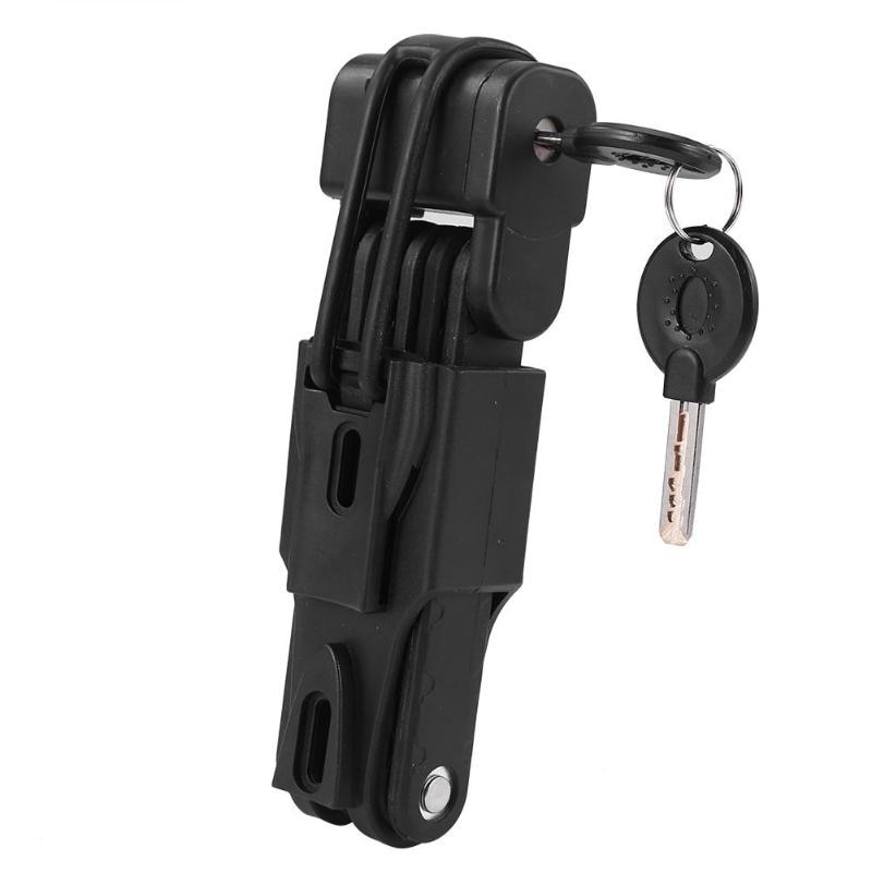 Stainless Steel Universal Anti-theft Anti-Cutting Folding Bicycle Lock Security Cable Anti-Theft Riding Bike Lock