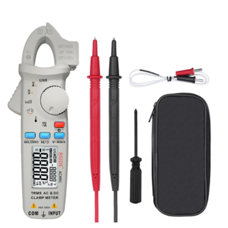 ACM91 Digital AC/DC Current Clamp Meter True RMS C... – Grandado