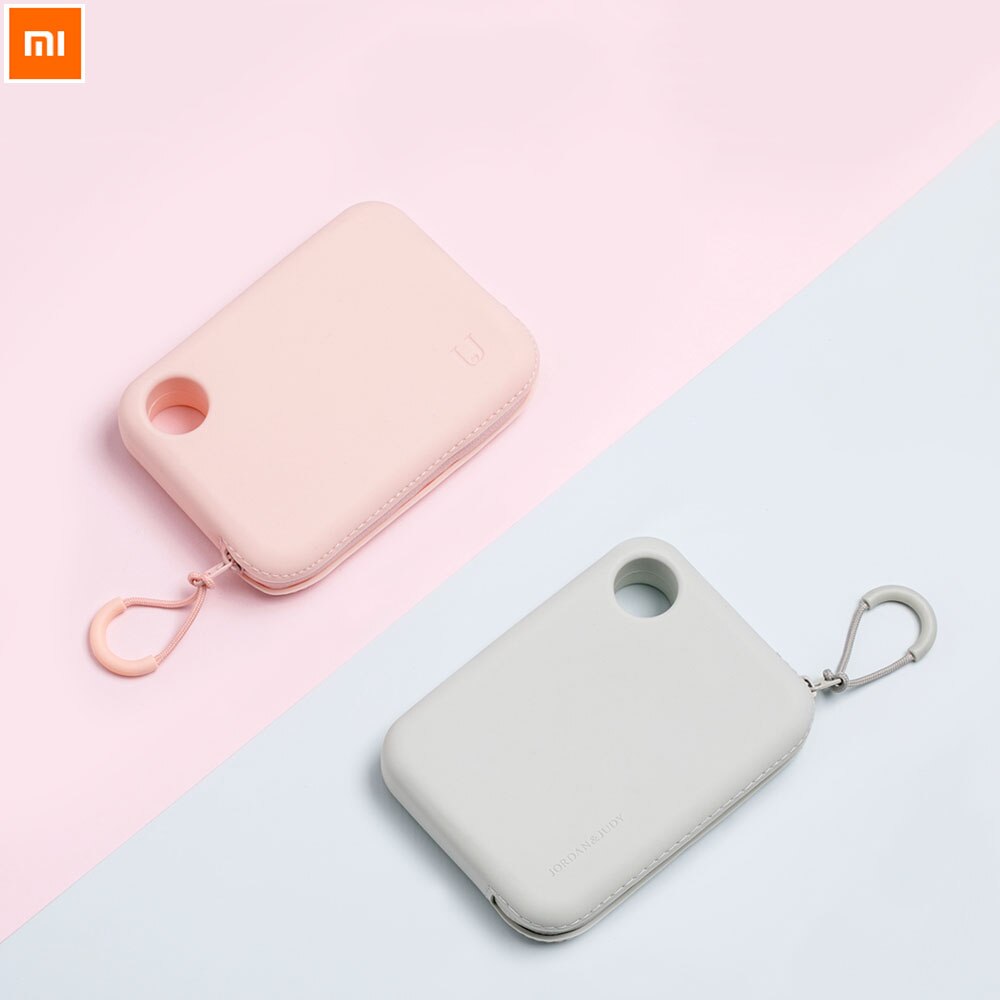 Xiaomi Mijia Siliconen Draagbare Opbergtas Kabel Lijn Card Oortelefoon Opbergtas Zacht Licht Gewicht Mode Opbergtas