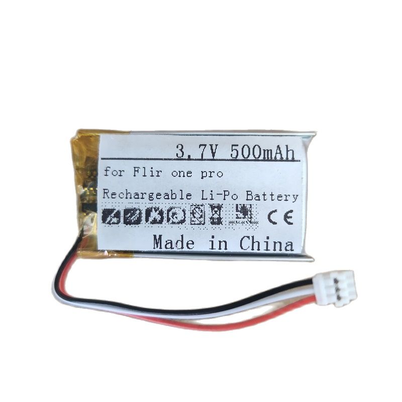 Battery for Flir one pro Gen 1 3 Thermal Imaging Camera Li-Po Polymer Rechargeable Pack Replacement 3.7V 500mAh