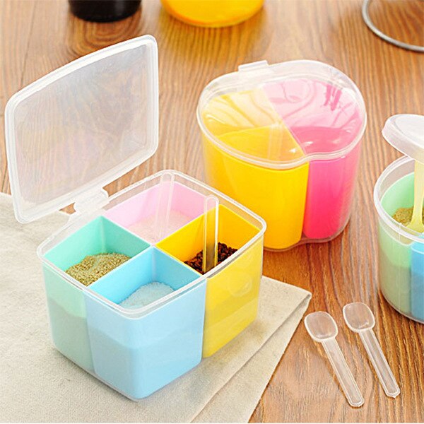 Seasoning Box Stackable Seasoning box colorful integrated seasoning box 3 ... – Grandado