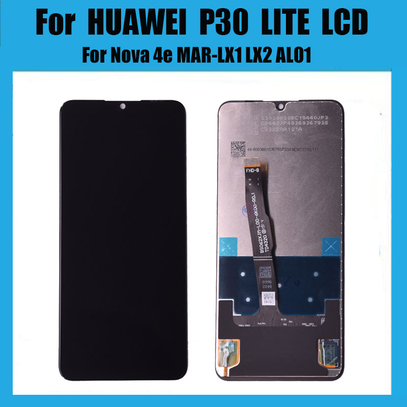 6.15'' Display Replacement For Huawei P30 Lite Nova 4e LCD Touch Screen Digitizer Assembly MAR-LX1 LX2 AL01