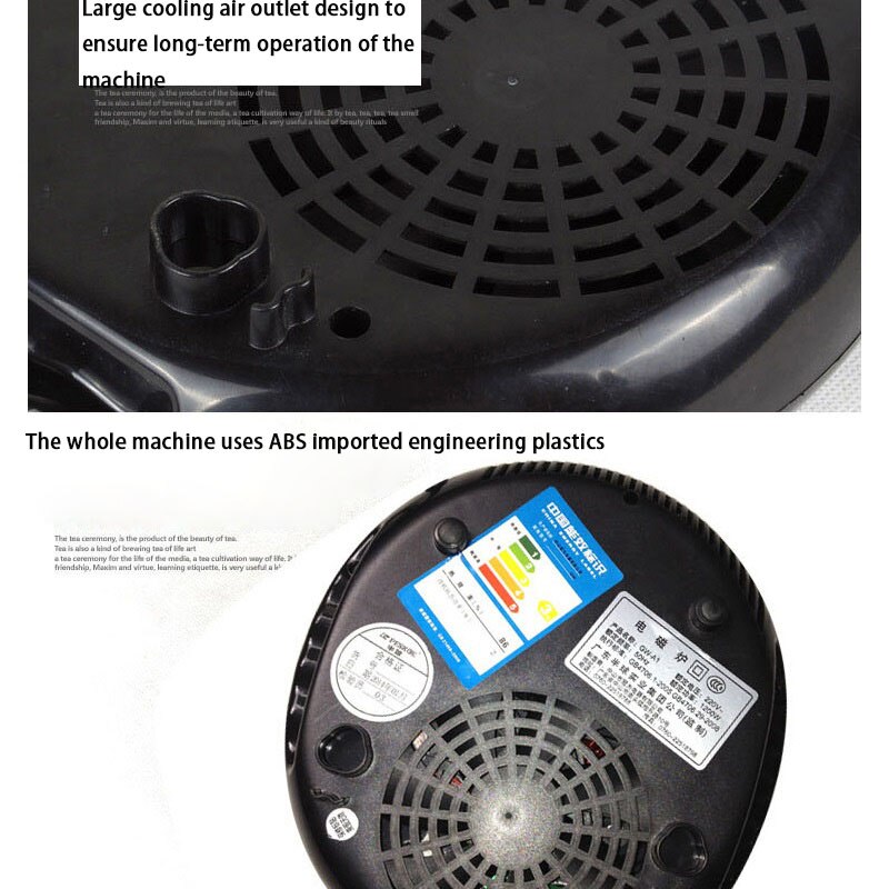 Huishoudelijke Elektrische Inductie Fornuis Waterdicht Hotpot Kookplaat Fornuis Oven Kachel Oven Inductie Fornuis Plaat