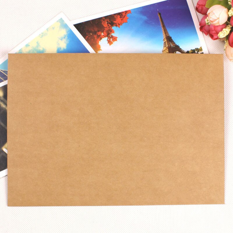 5Pcs Classic Color Western-style Envelope A5 Blank Note Storage Bag Envelope No. 7 Invitation Letter Envelope: A