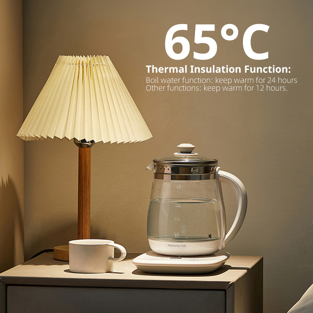 Joyoung Electric Kettle Multifunctional Health Preserving Pot 1.5L 800W Fast Boiling Water Boiler Cooking Porridge Flower Tea