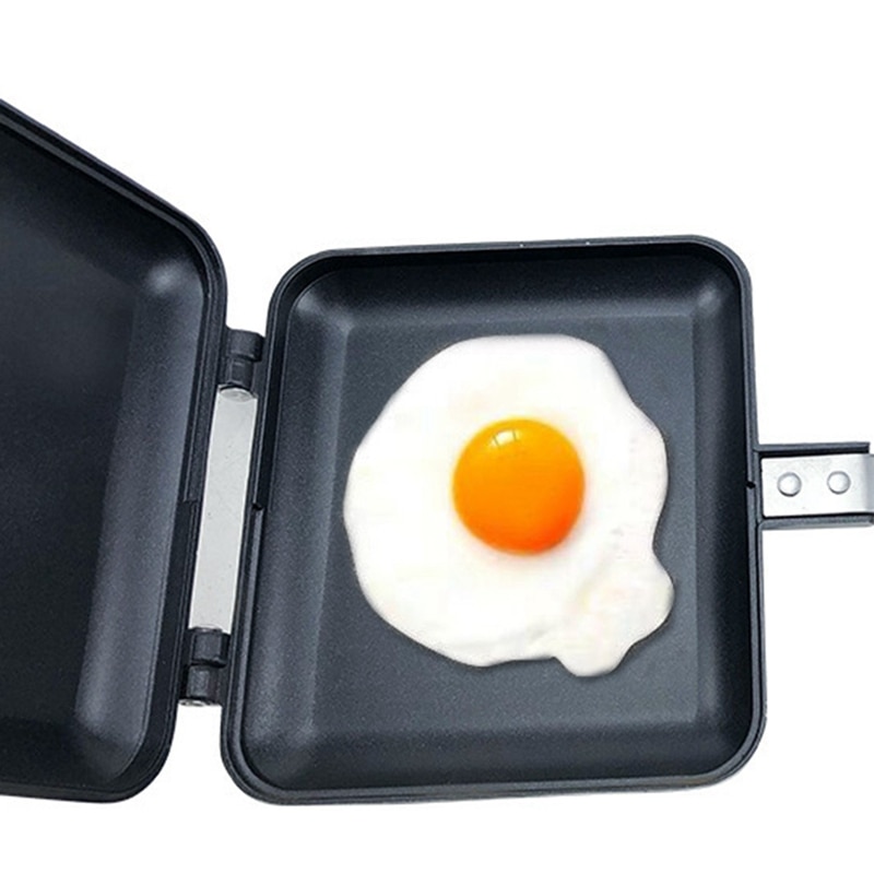 Non-Stick Double Side Frying Pan Foldable Flipping Griddle Steak Cookware Pancake Pan Cooking Tools For Kitchen