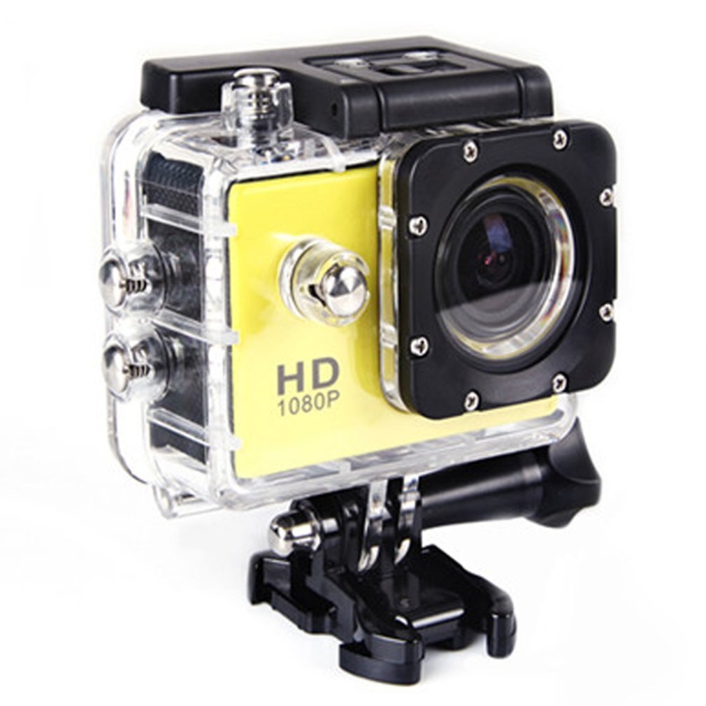 SJ6000 HD Sport Waterproof 1080p DVR Dash Cam 30FPS 2.0"LCD Diving 30M Waterproof sport DV: yellow