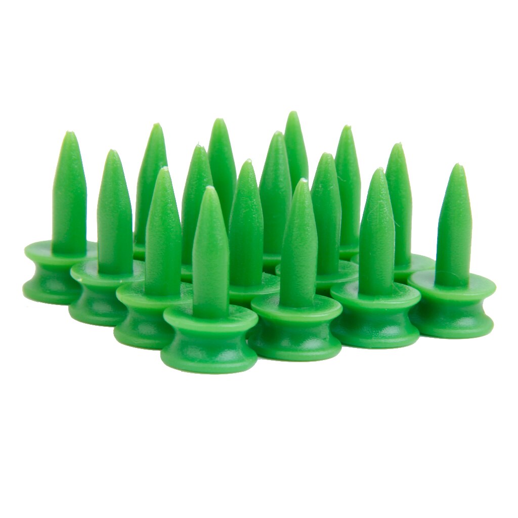 Lot 100 Pcs Green GOLF PLASTIC CASTLE TEES 23mm Small GOLFER ACCESSORIES