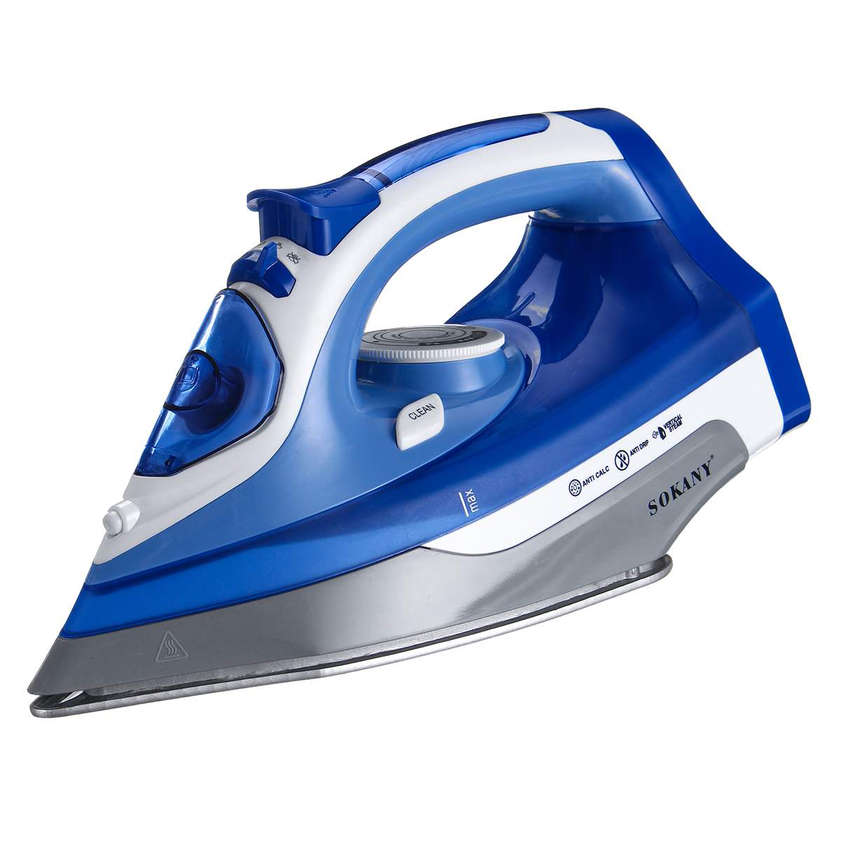 2400W Cordless Electric Steam Iron Portable Ironing Machine Garment Flatiron Non-stick Soleplate Multifunction Adjustable