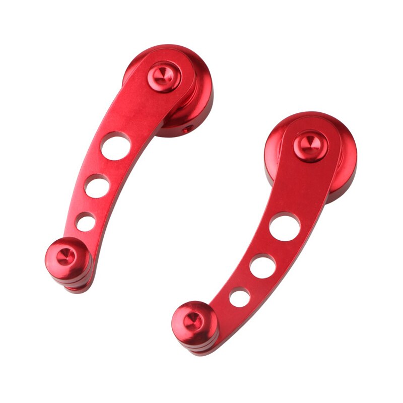2PCS Universal Car Window Lever Winding Elevator Lift Handles Auto Interior Decoration Modification Direct Replacement Parts