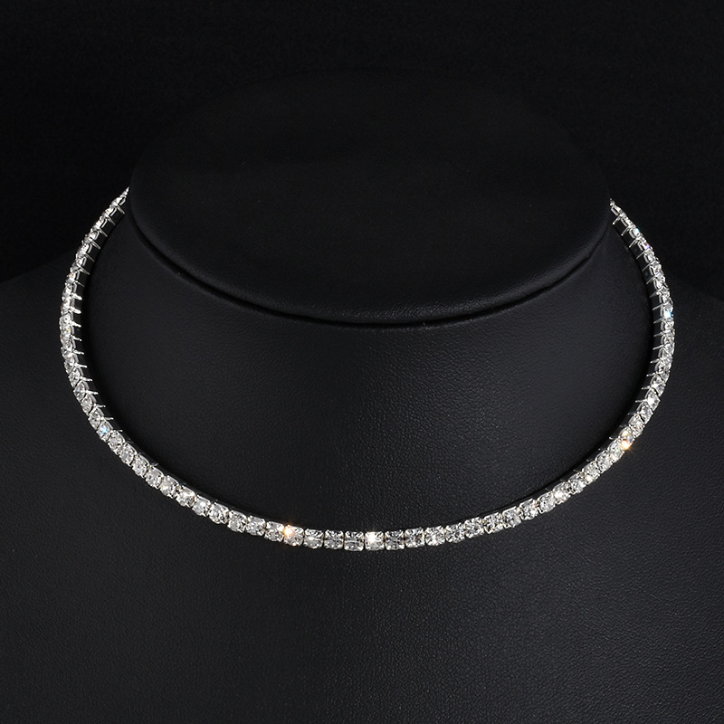 5 Stijlen Strass Choker Kettingen Draaimomenten Kraag Vrouwen Statement Sieraden